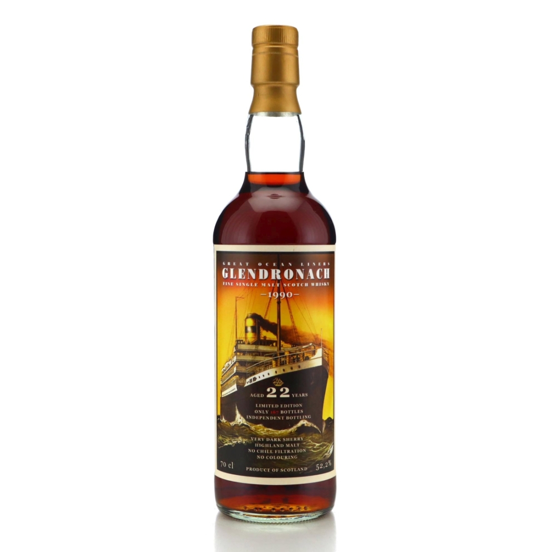 Image for Glendronach 1990 Great Ocean Liners 22 Year Old