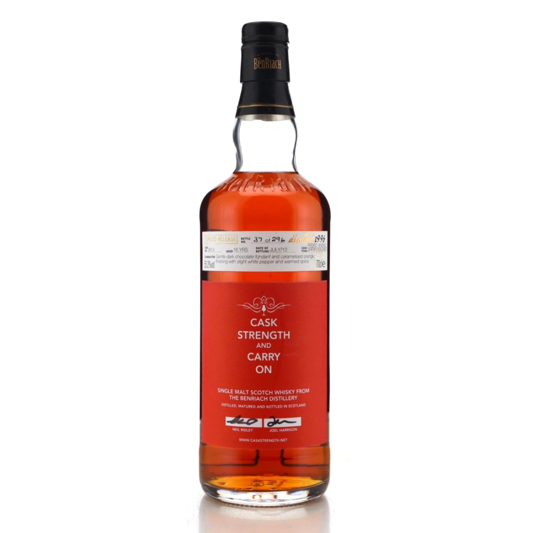 Image for Benriach 1996 Cask Strength and Carry On​​​​​​​ 16 Year Old