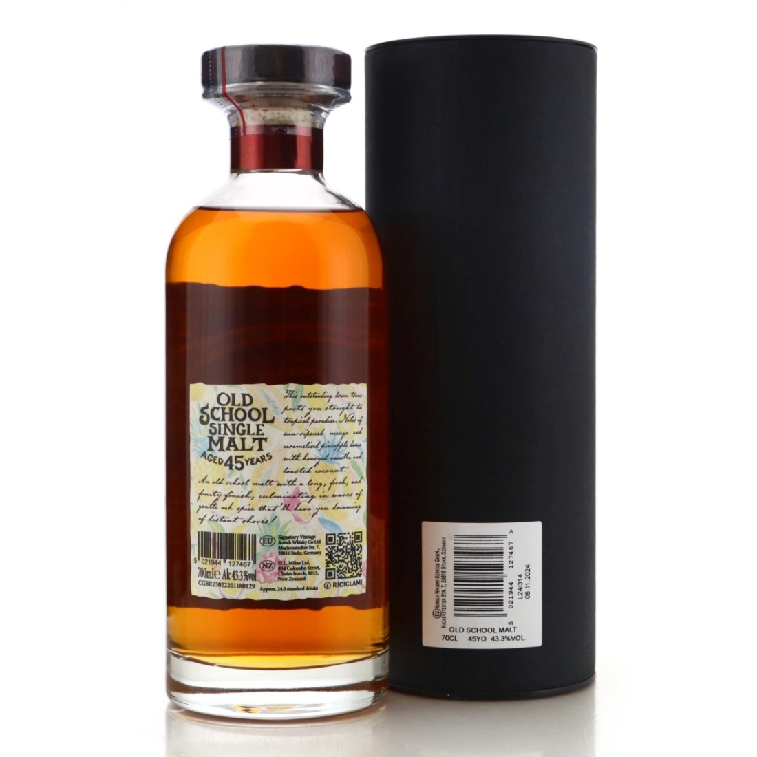 Image for Old School Single Malt 45 Year Old Tropical Fruit Edition