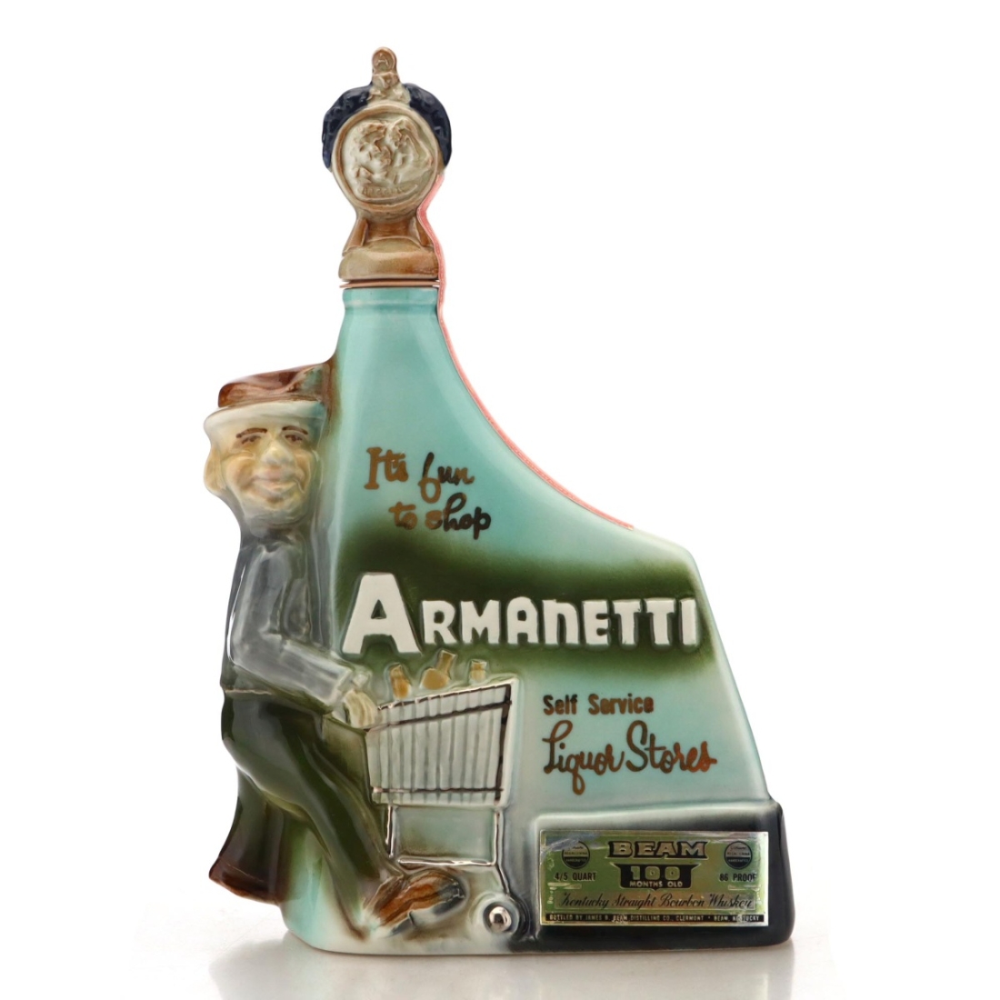 Image for Beam 100 Months Old Armanetti Liquor Stores Decanter