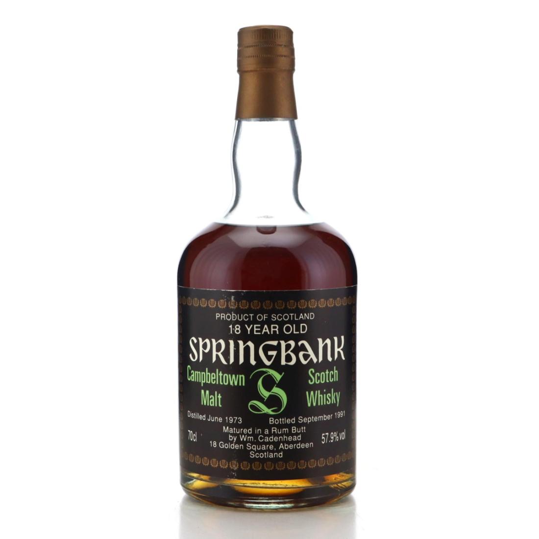 Springbank 1973 Matured In A Rum Butt 18