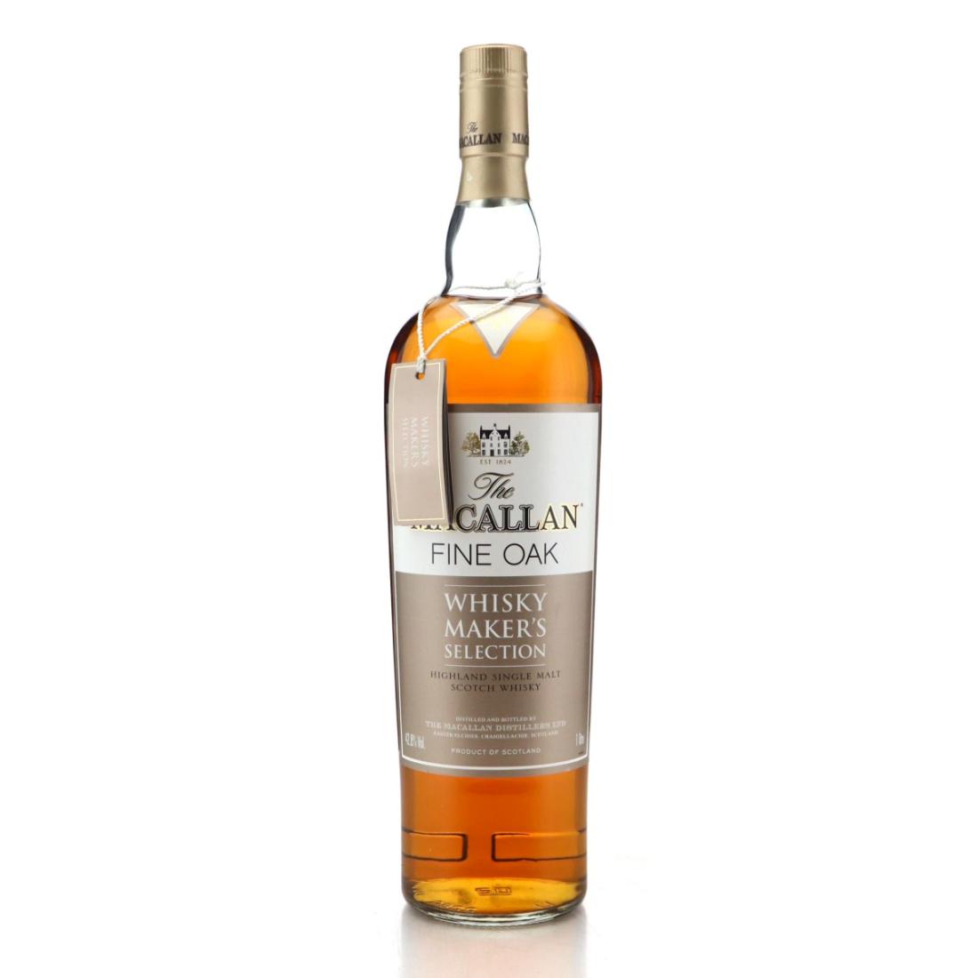 Macallan Fine Oak Whisky Maker's Selection, Bourbon & Sherry Cask, 2006, 42.8% whisky bottle