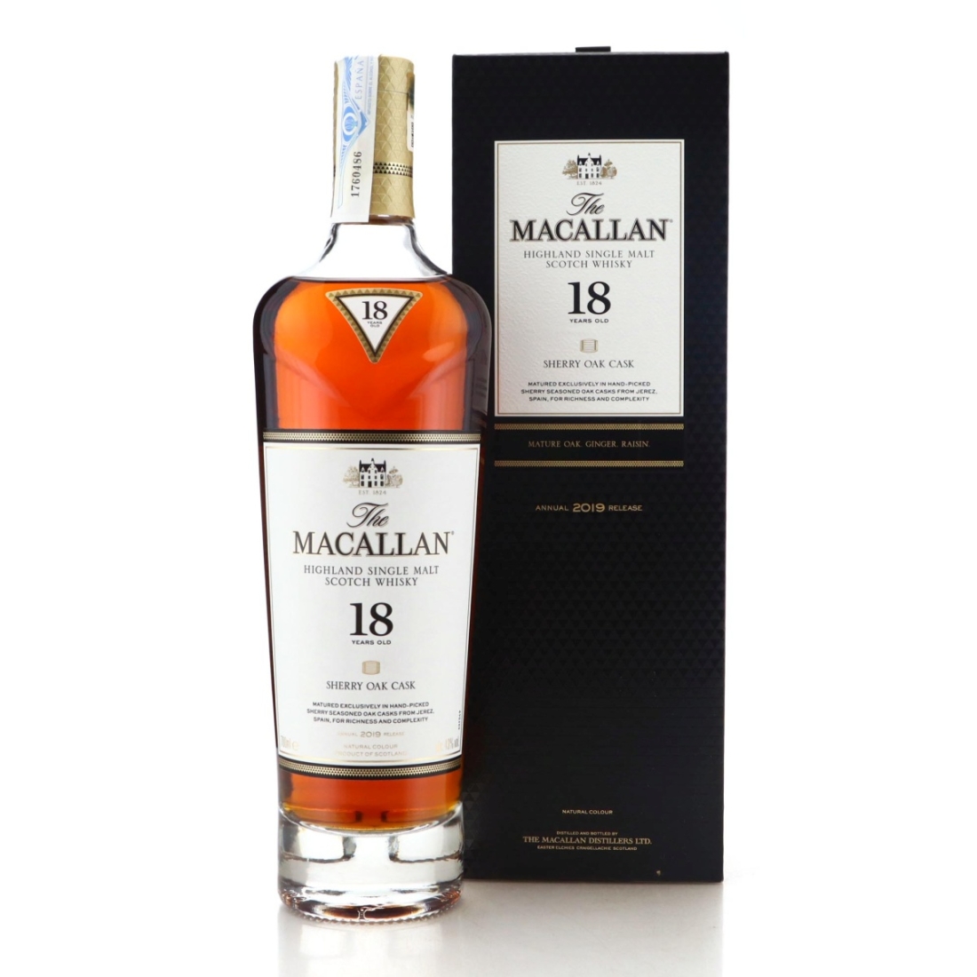 Image for Macallan 18 Year Old Sherry Oak Cask Annual 2019 Release