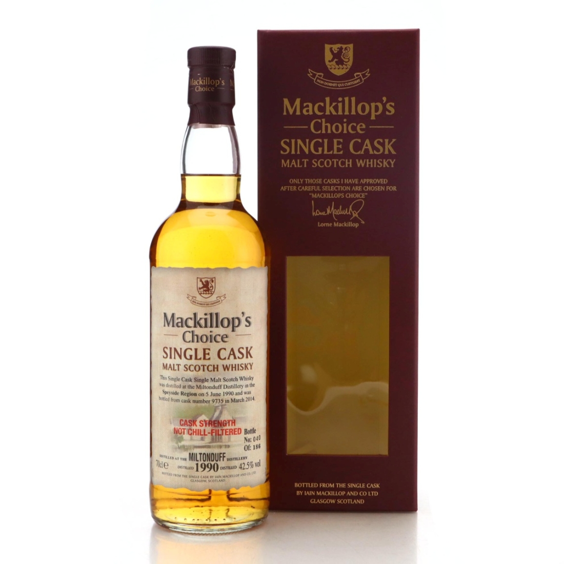 Image for Miltonduff 1990 Mackillop's Choice