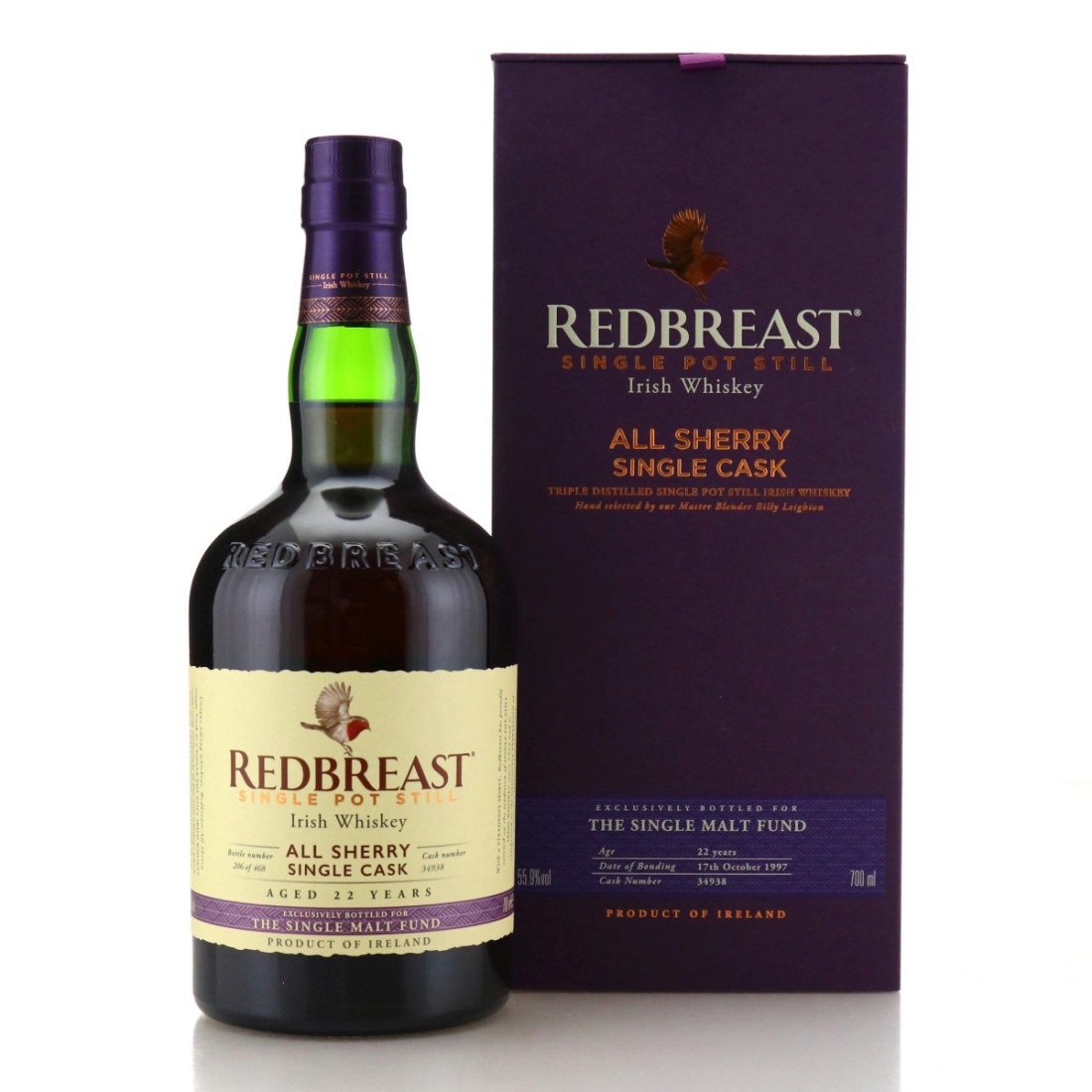 Image for Redbreast 22 Year Old All Sherry Single Cask