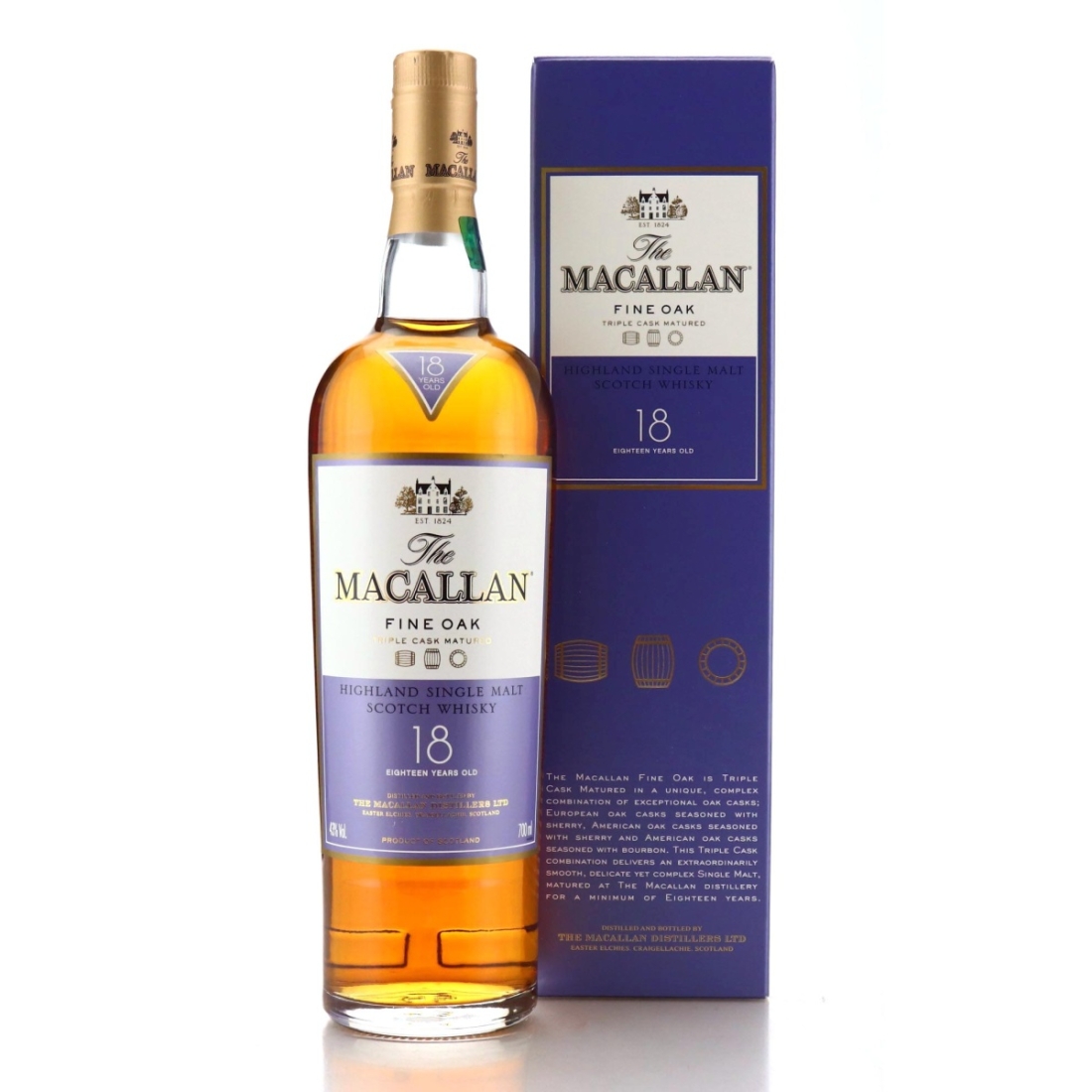 Image for Macallan Fine Oak 18 Year Old