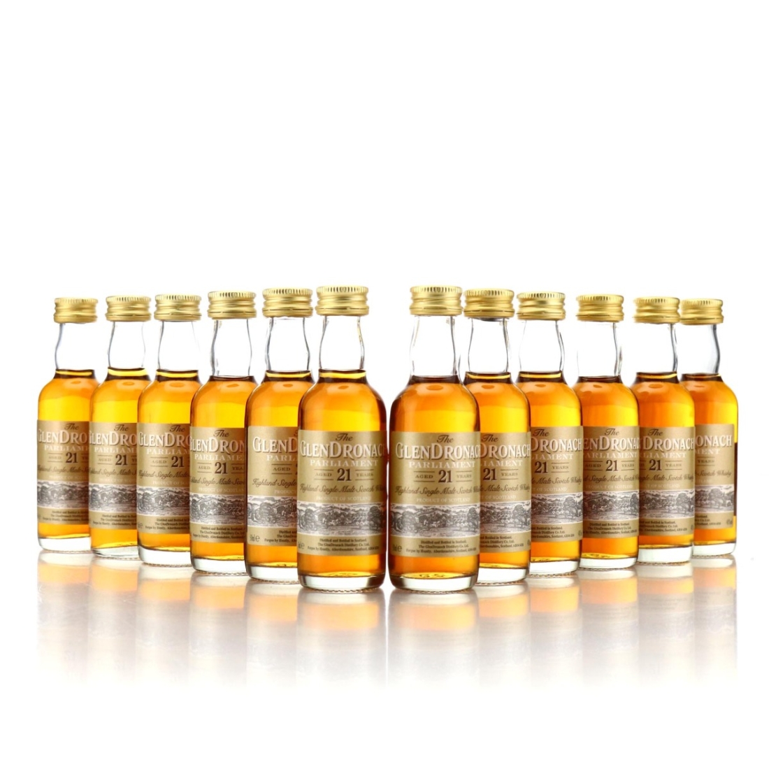 Image for Glendronach Parliament 21 Year Old Miniature x 12