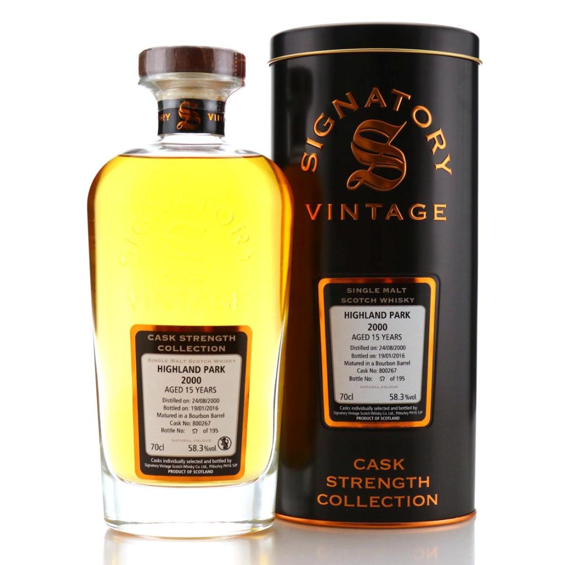 Highland Park 2000 Cask Strength Collection 15 Year Old