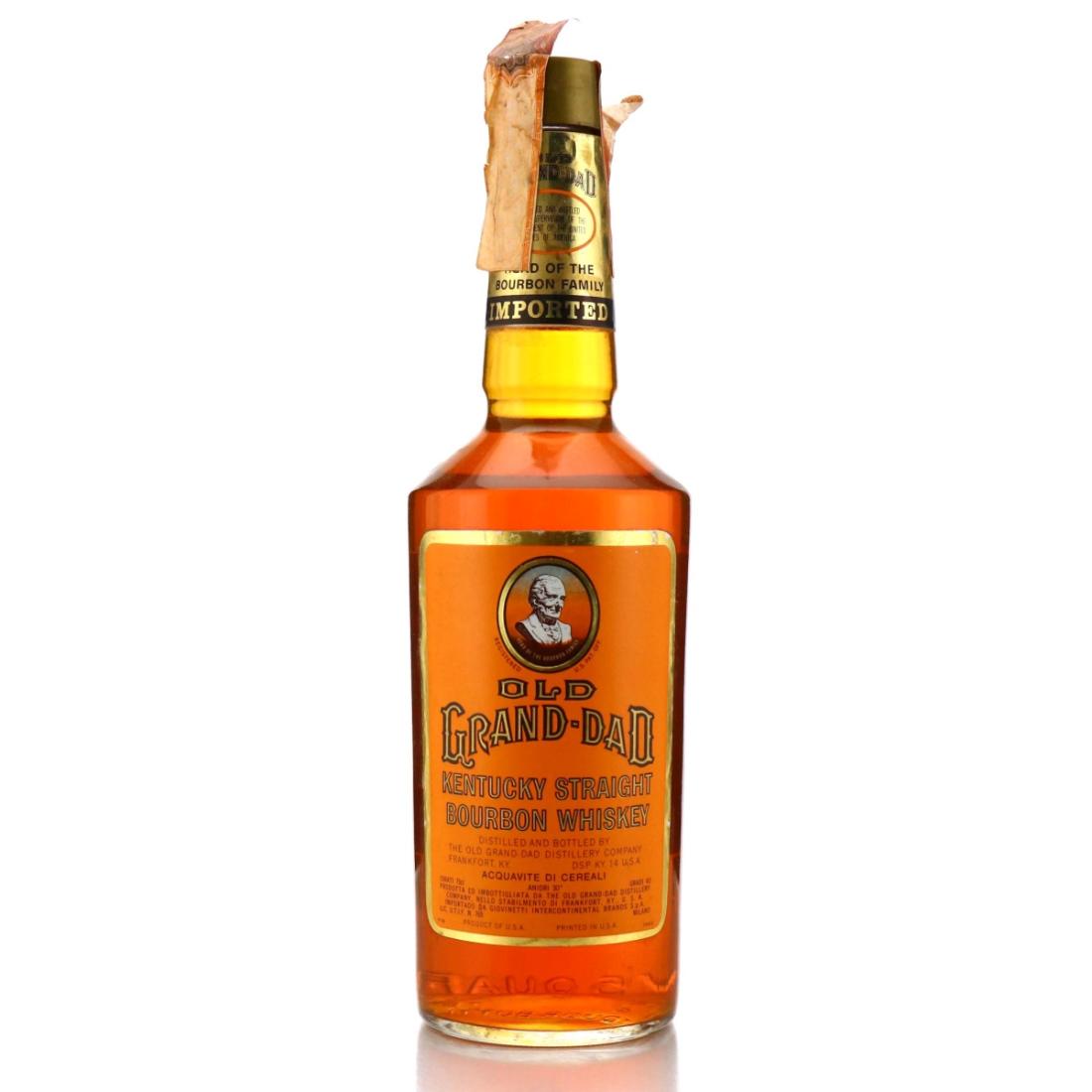 Old Grand-Dad Kentucky Straight Bourbon, American Oak Cask, 1976, 40% whisky bottle