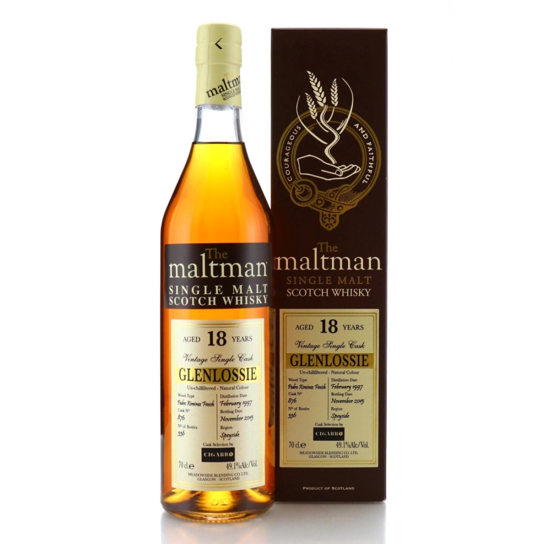 Image for Glenlossie 1997 The Maltman 18 Year Old 