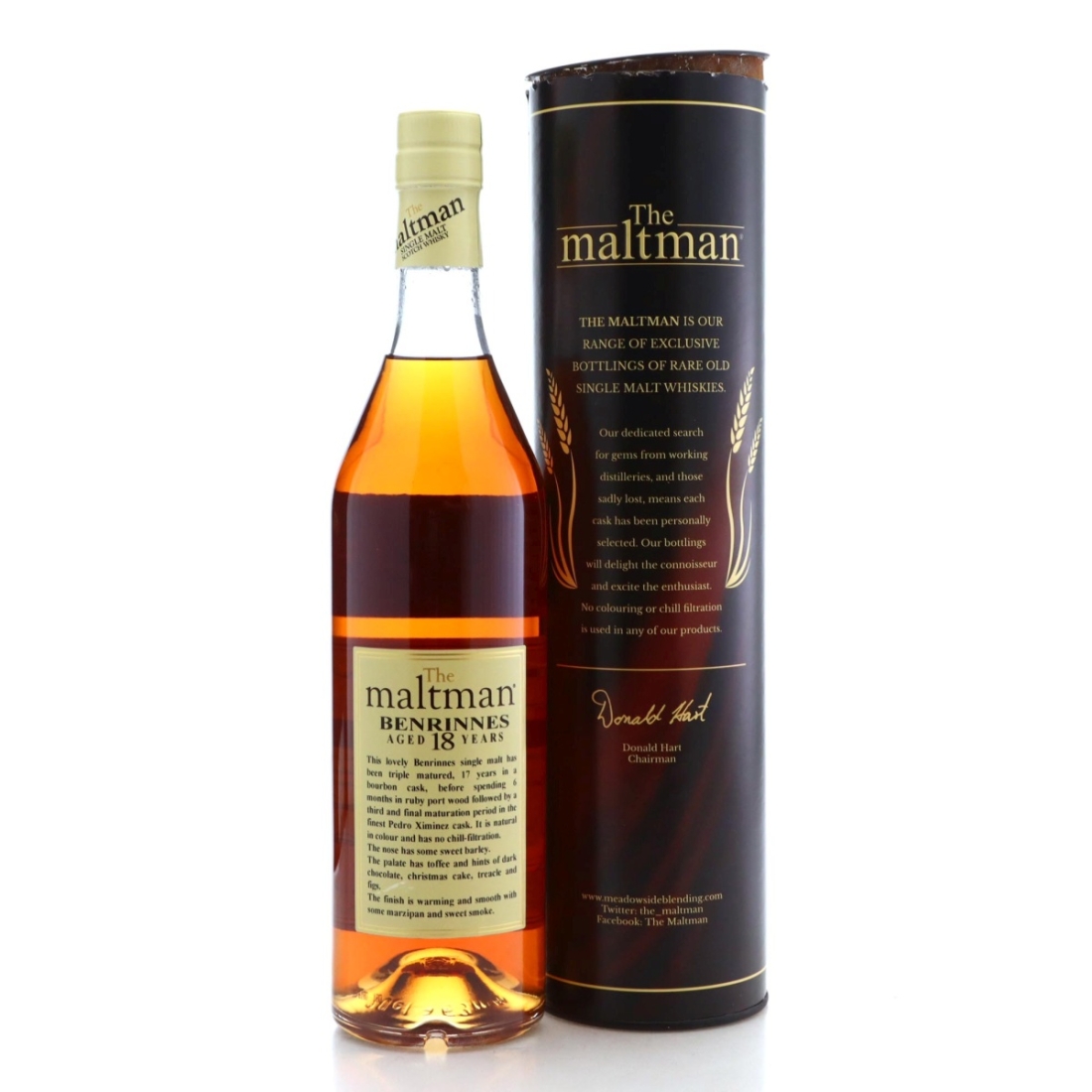 Image for Benrinnes 1997 The Maltman 18 Year Old