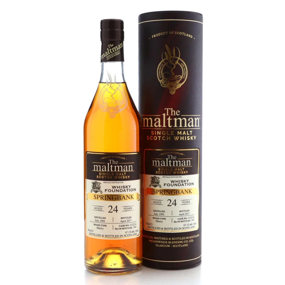 Image for Springbank 1992 The Maltman 24 Year Old