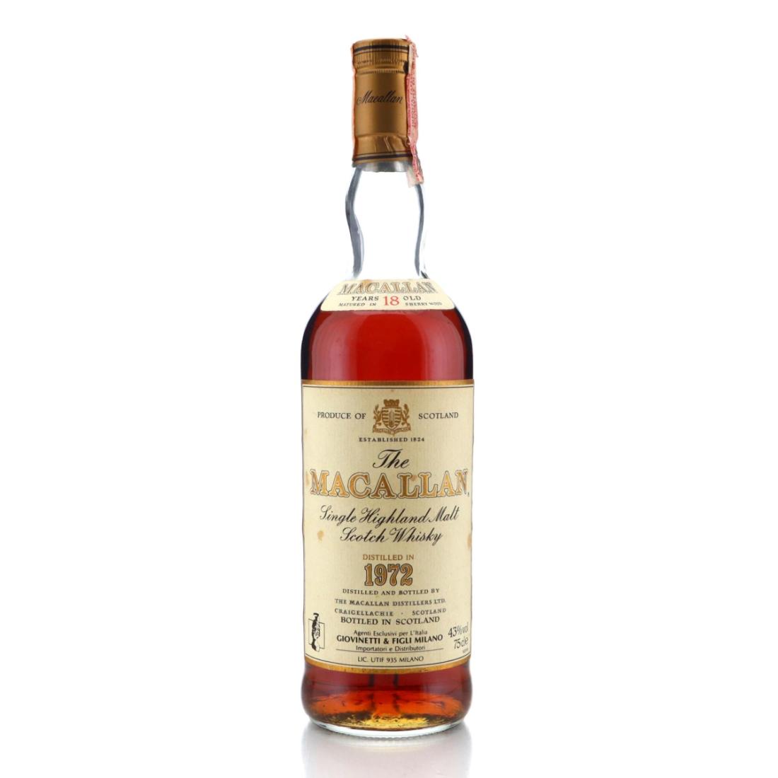 Macallan 18 Year Old, Sherry Cask, 1990, 43% whisky bottle