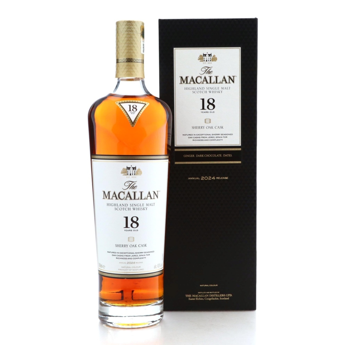 Image for Macallan 18 Year Old Sherry Oak Cask Annual 2024 Release