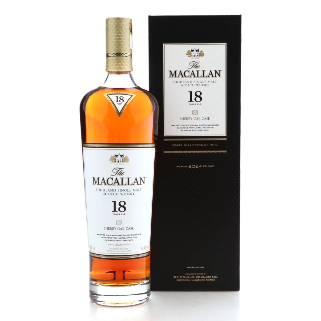 Image for Macallan 18 Year Old Sherry Oak Cask Annual 2024 Release