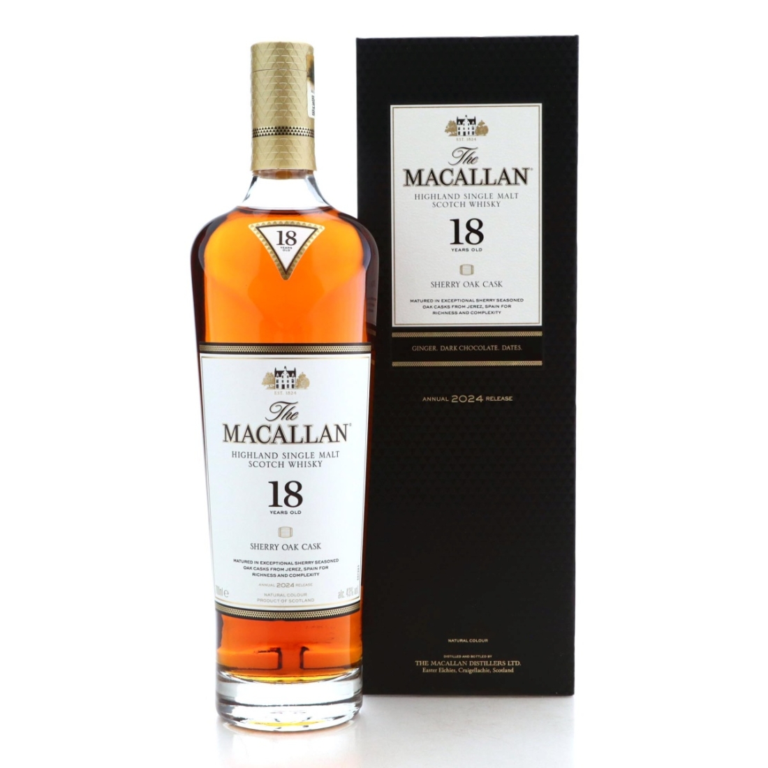 Image for Macallan 18 Year Old Sherry Oak Cask Annual 2024 Release