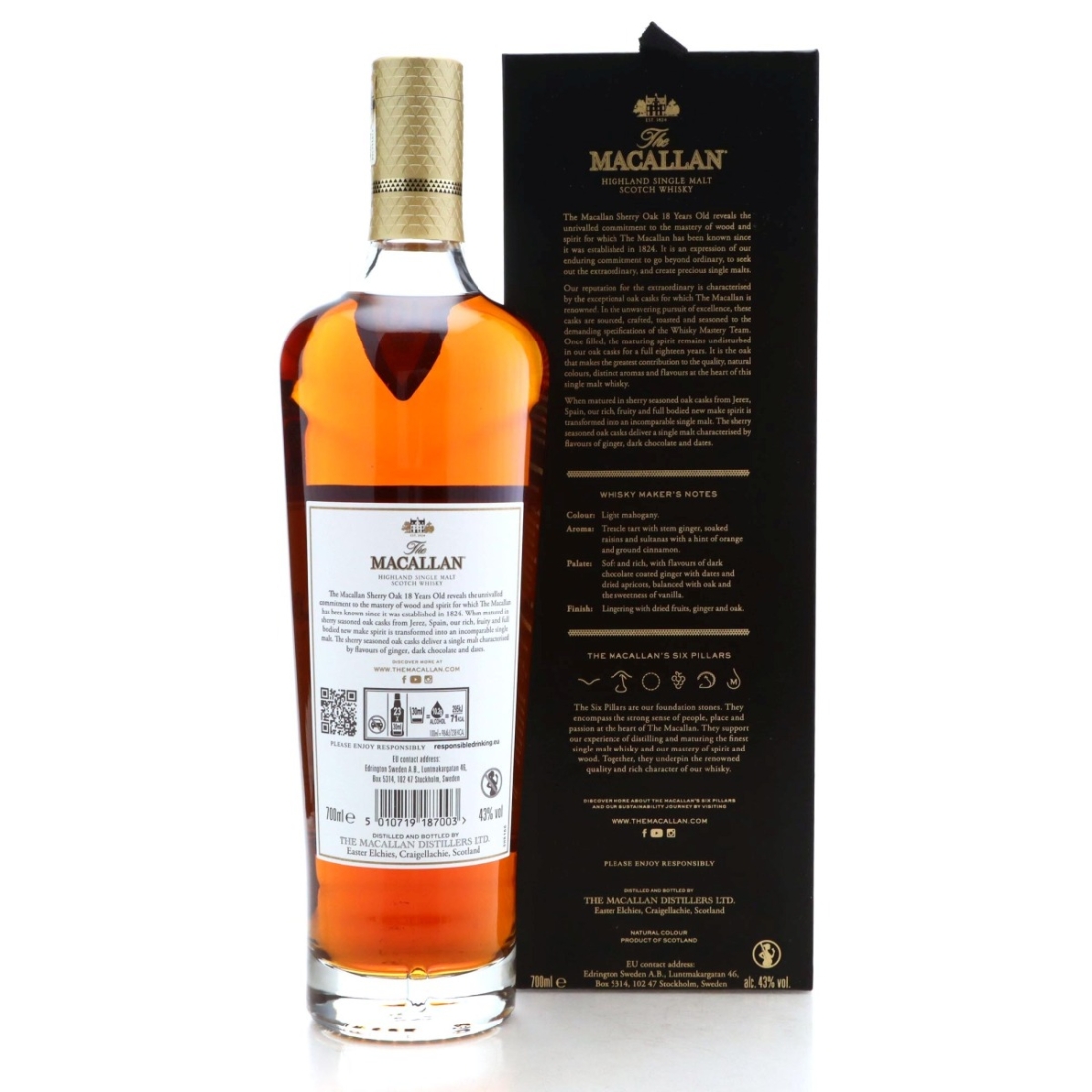 Image for Macallan 18 Year Old Sherry Oak Cask Annual 2024 Release