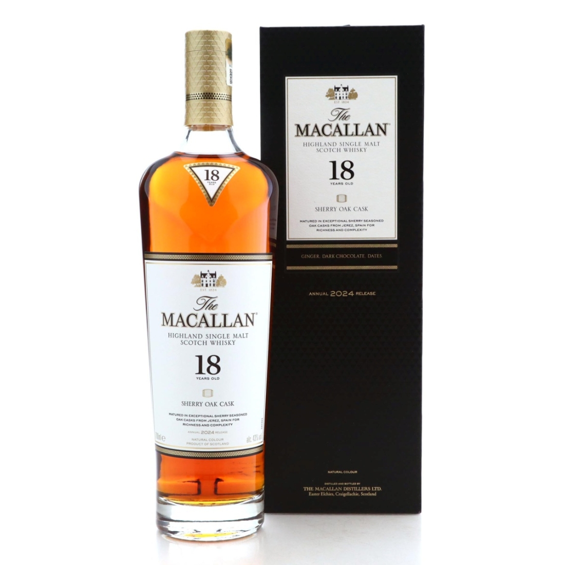 Image for Macallan 18 Year Old Sherry Oak Cask Annual 2024 Release