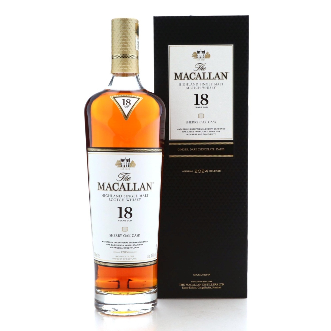 Image for Macallan 18 Year Old Sherry Oak Cask Annual 2024 Release