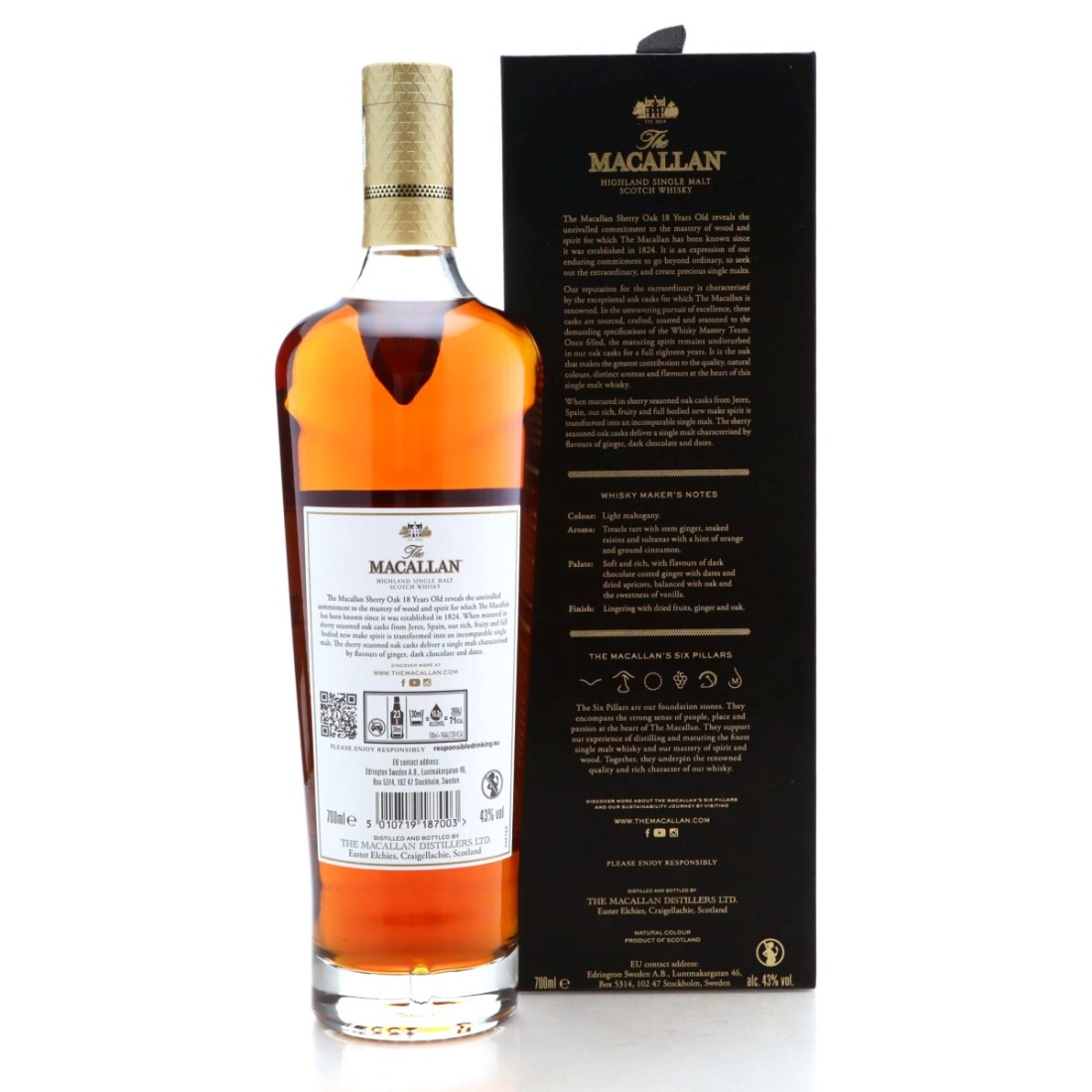 Image for Macallan 18 Year Old Sherry Oak Cask Annual 2024 Release