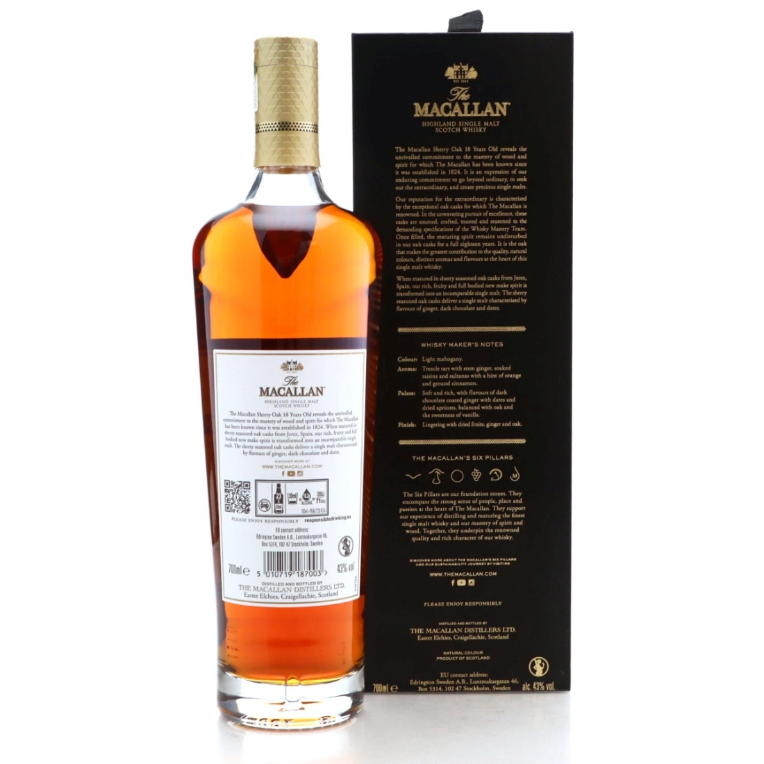 Image for Macallan 18 Year Old Sherry Oak Cask Annual 2024 Release