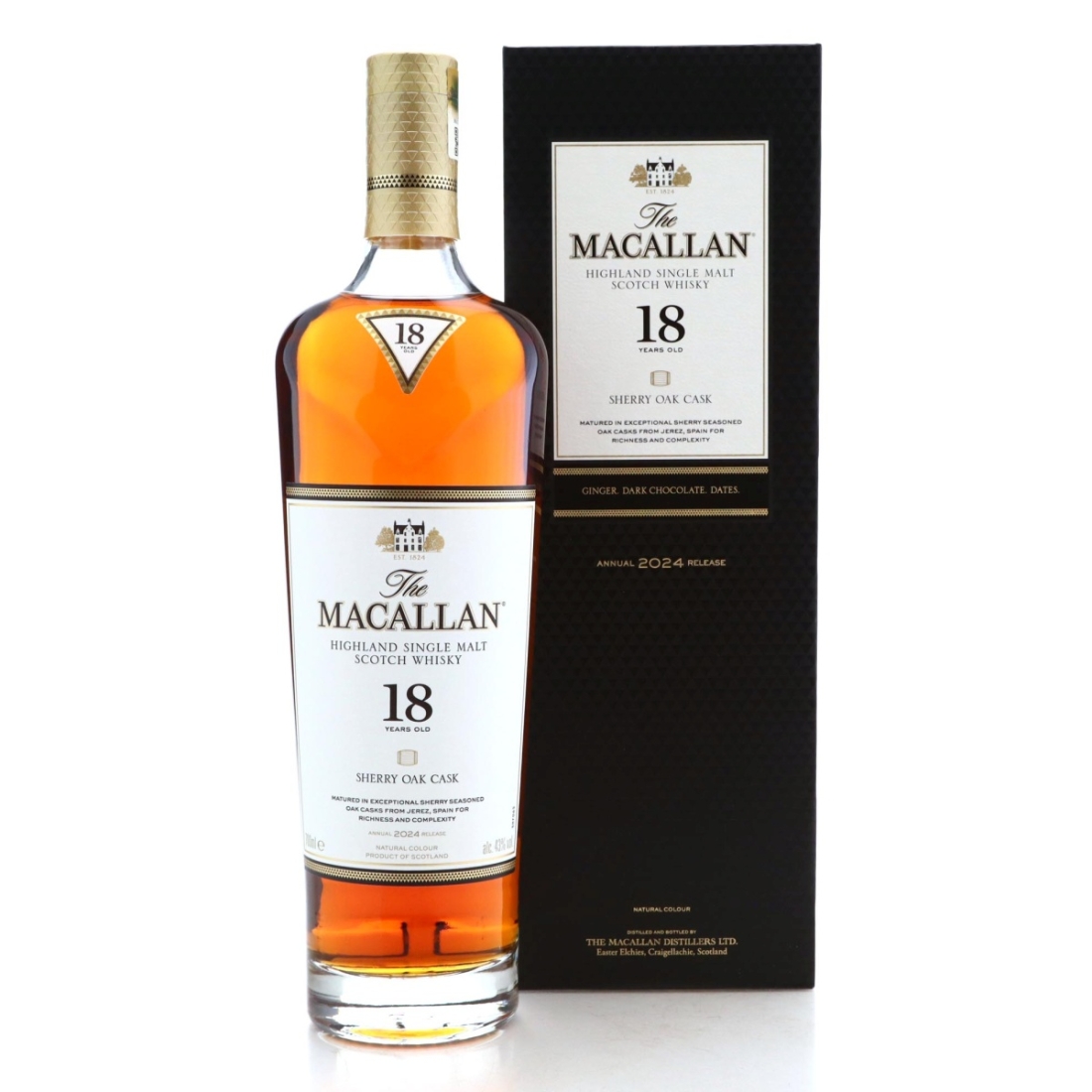 Image for Macallan 18 Year Old Sherry Oak Cask Annual 2024 Release