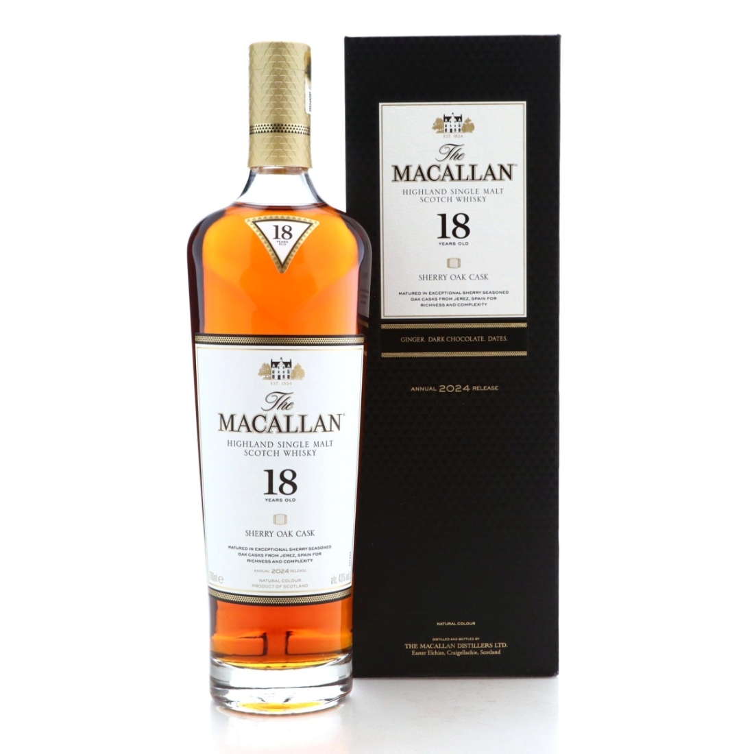 Image for Macallan 18 Year Old Sherry Oak Cask Annual 2024 Release