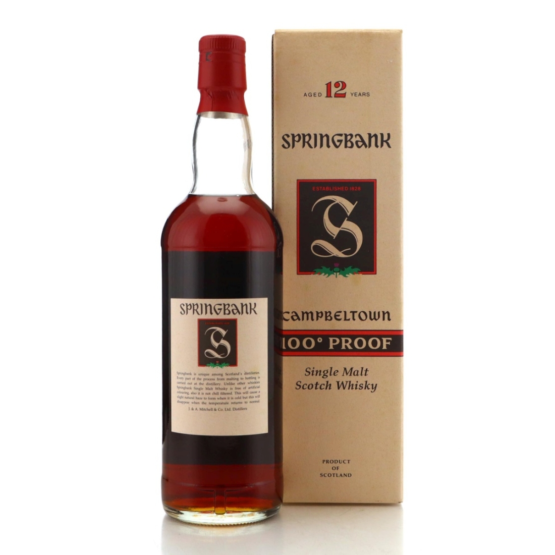 Image for Springbank 100° Proof 12 Year Old