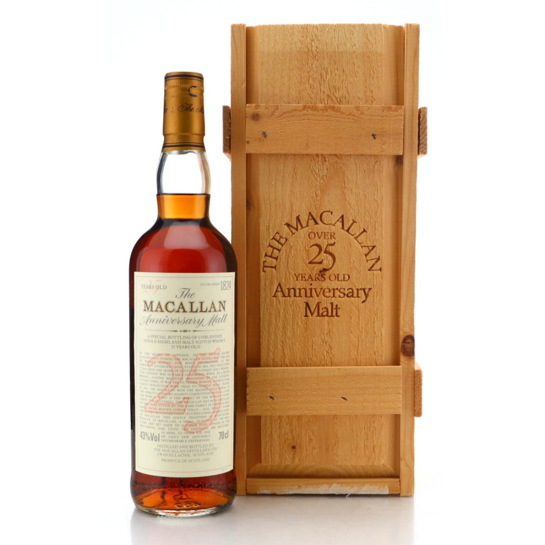 Image for Macallan Anniversary Malt 25 Year Old