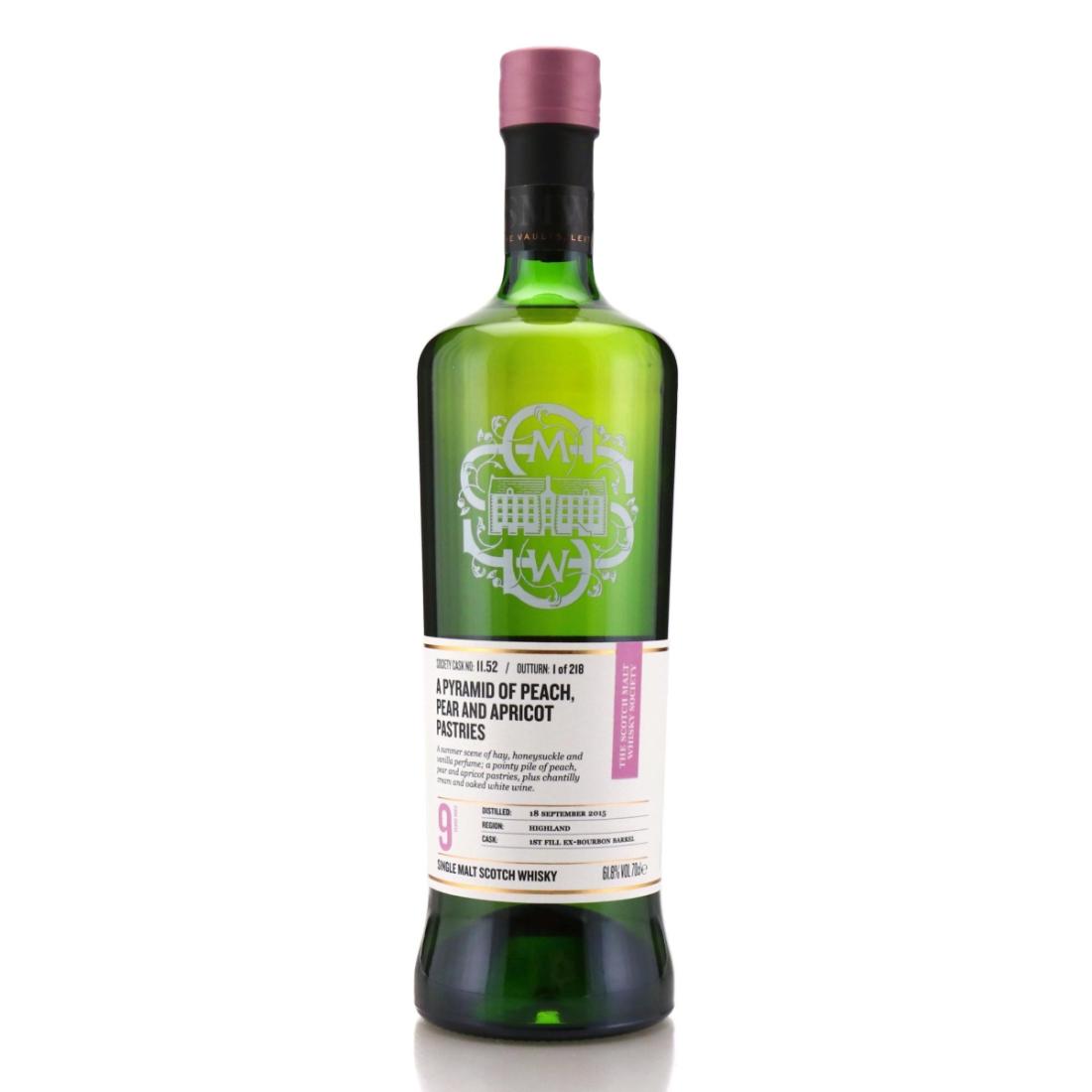 Tomatin 2015 SMWS 9 Year Old 1152 A Pyramid of Peach Pear and Apricot Pastries