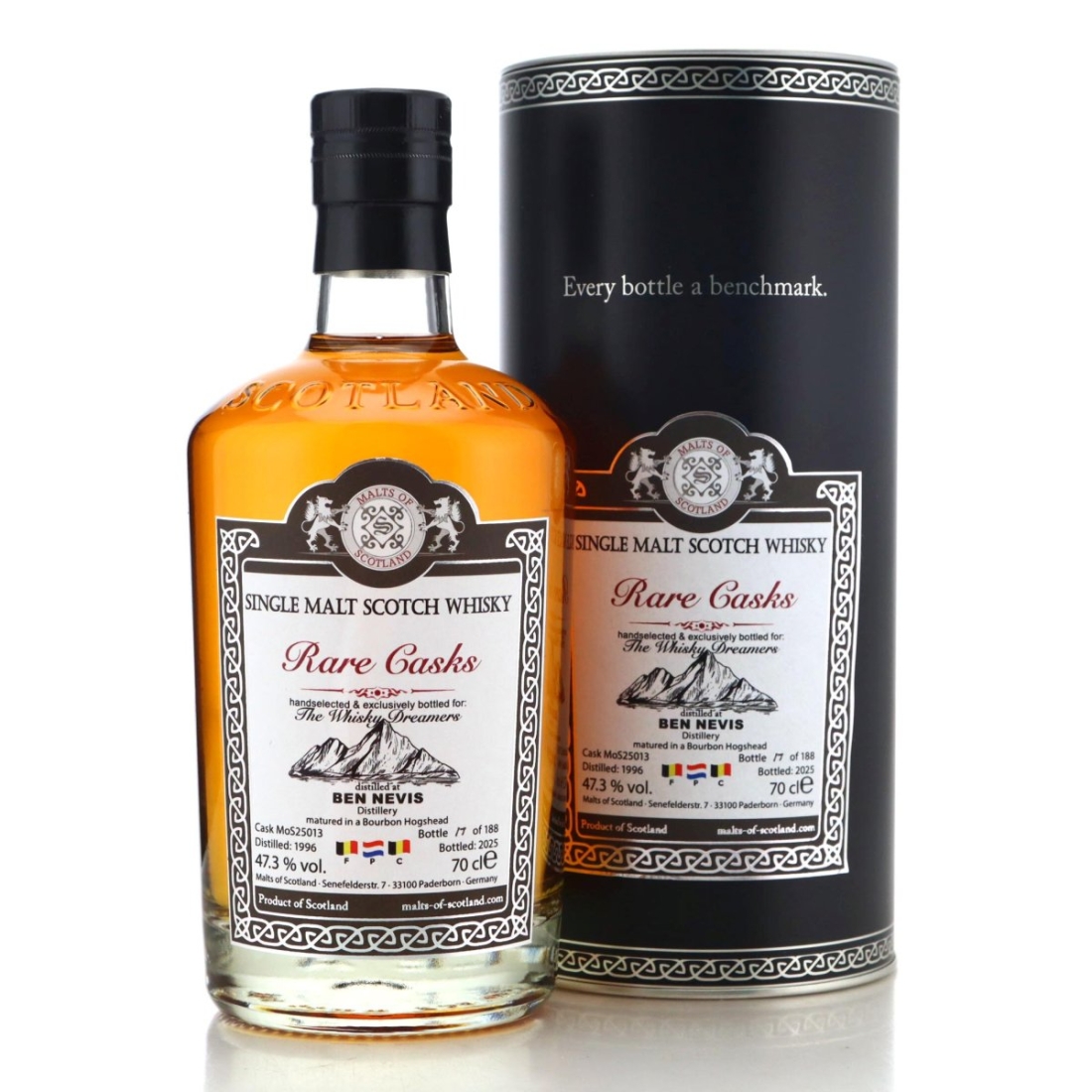 Image for Ben Nevis 1996 Malts of Scotland Rare Casks