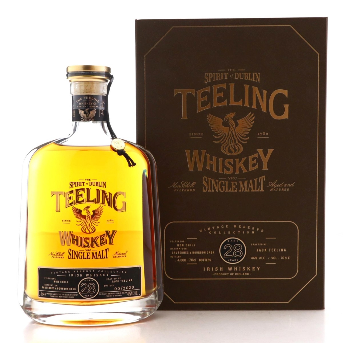 Image for Teeling Whiskey 28 Year Old Vintage Reserve Collection / Sauternes & Bourbon Cask