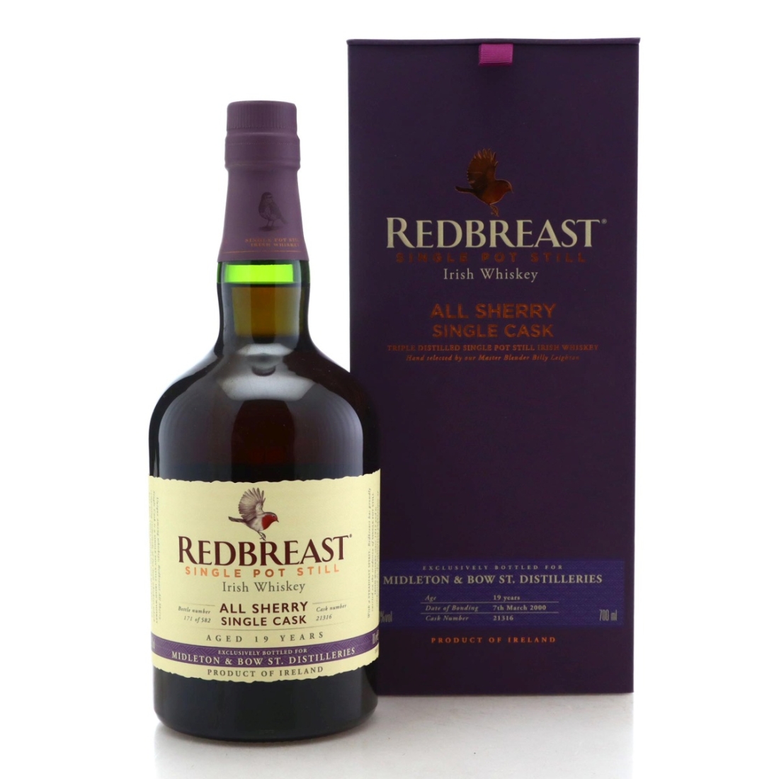 Image for Redbreast 19 Year Old All Sherry Single Cask