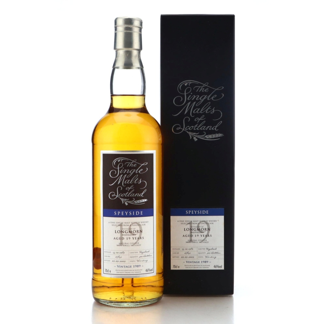 Image for Longmorn 1989 Single Malts of Scotland 19 Year Old
