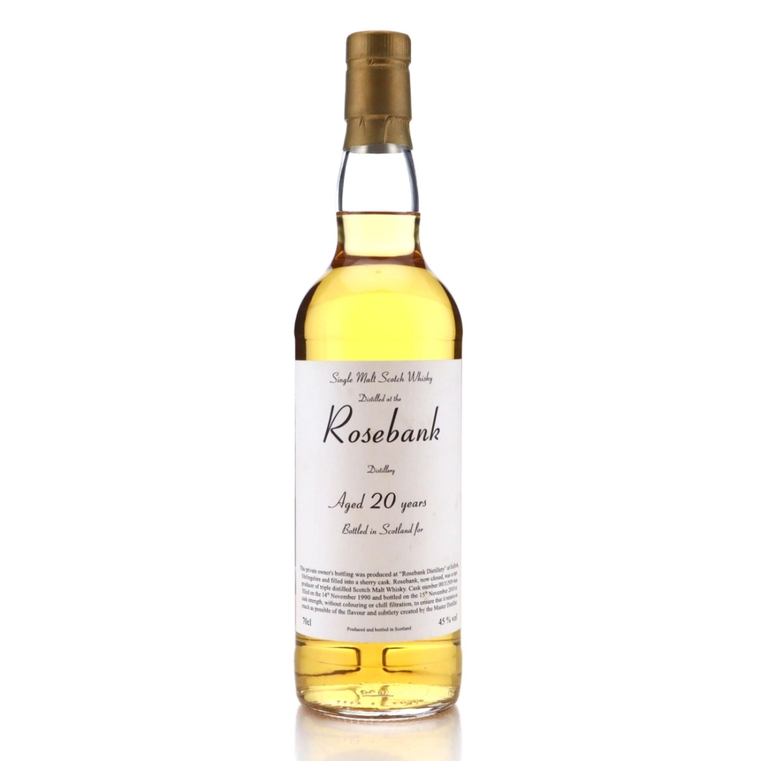 Image for Rosebank 1990 20 Year Old