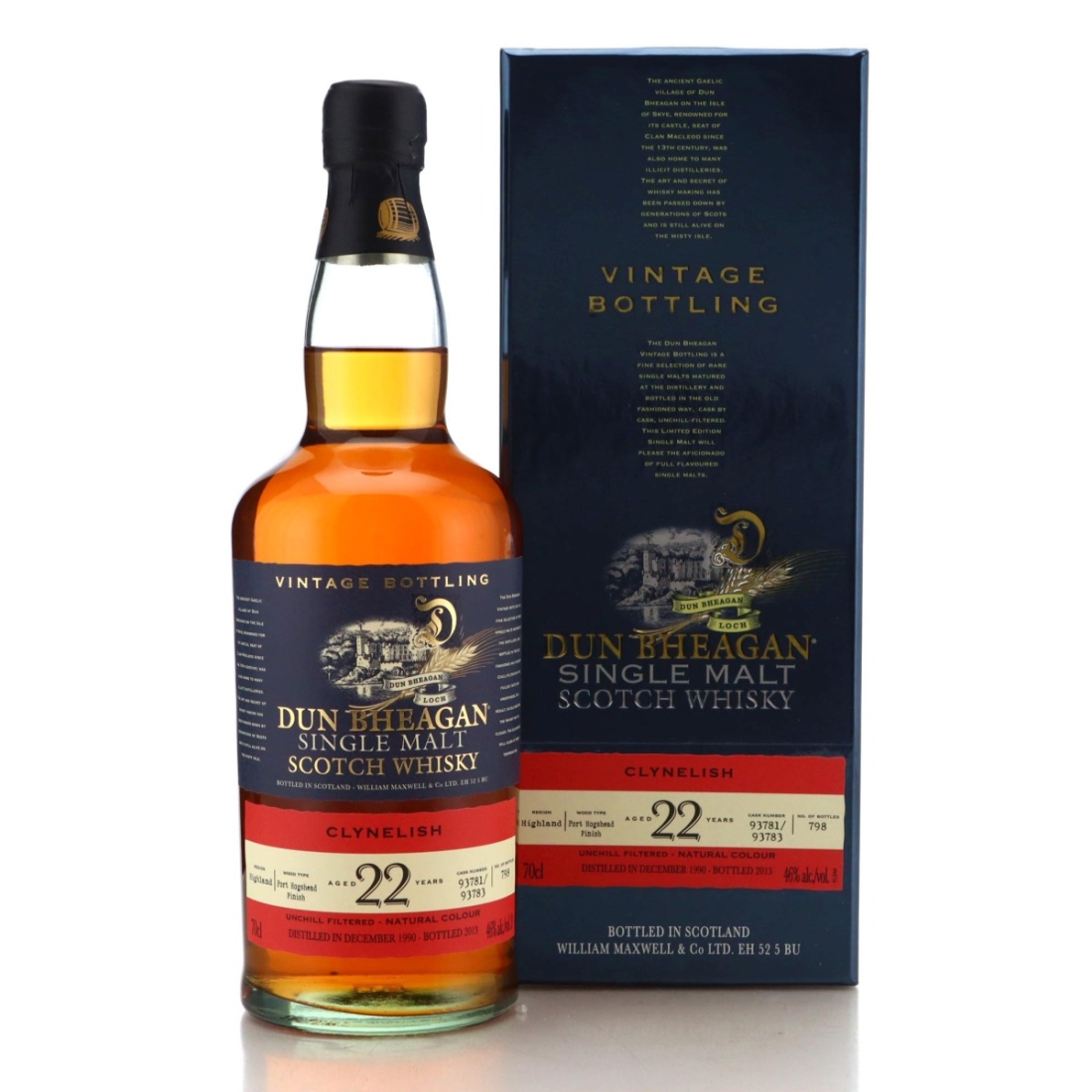 Image for Clynelish 1990 Dun Bheagan 22 Year Old