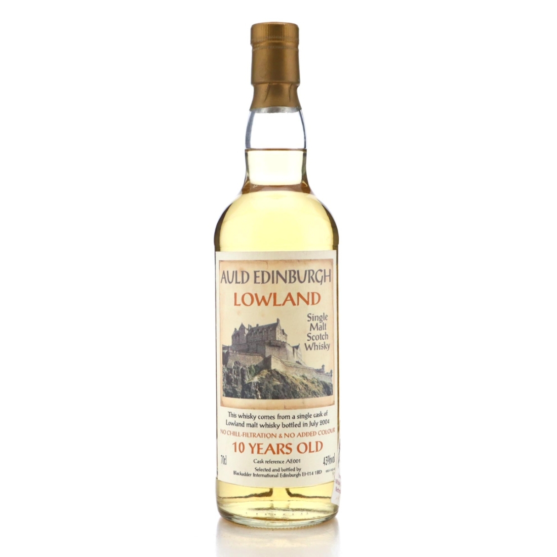 Image for Auld Edinburgh Lowland Single Malt 10 Year Old
