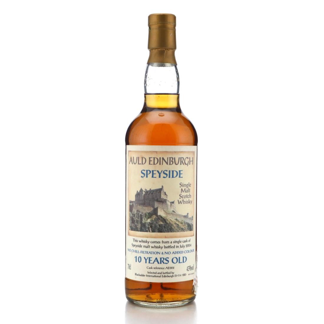 Auld Edinburgh 10 Year Old Speyside Single Malt