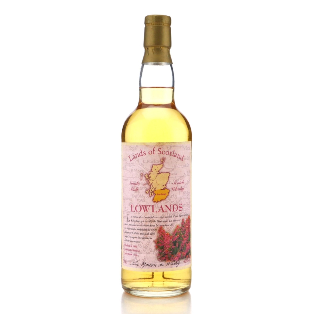 Image for Lowland Single Malt 1992 Lands of Scotland