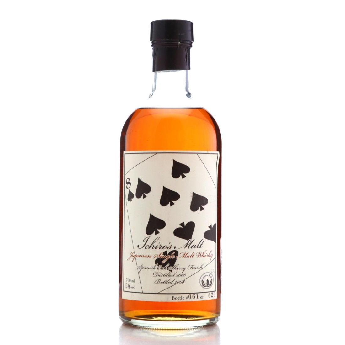 Image for Hanyu 2000 Ichiro's Malt Card Series - Eight of Spades