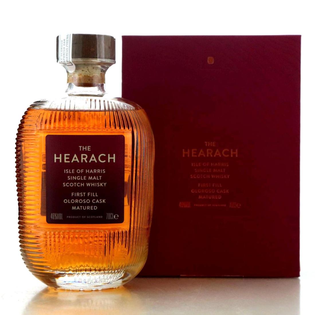 Hearach First Fill Oloroso Cask Matured, Oloroso Cask, Batch No. OL 00001, 2024, 46% whisky bottle