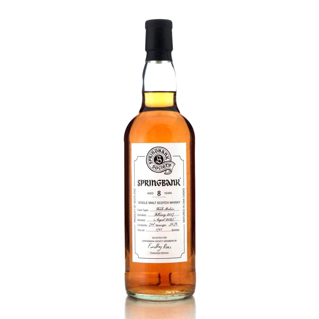 Image for Springbank 2017 Springbank Society 8 Year Old - Fresh Madeira