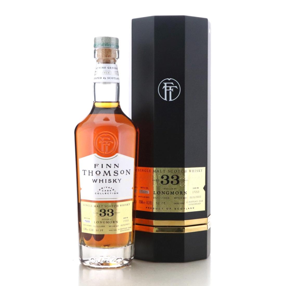Longmorn 1988 Finn Thomson 33 Year Old