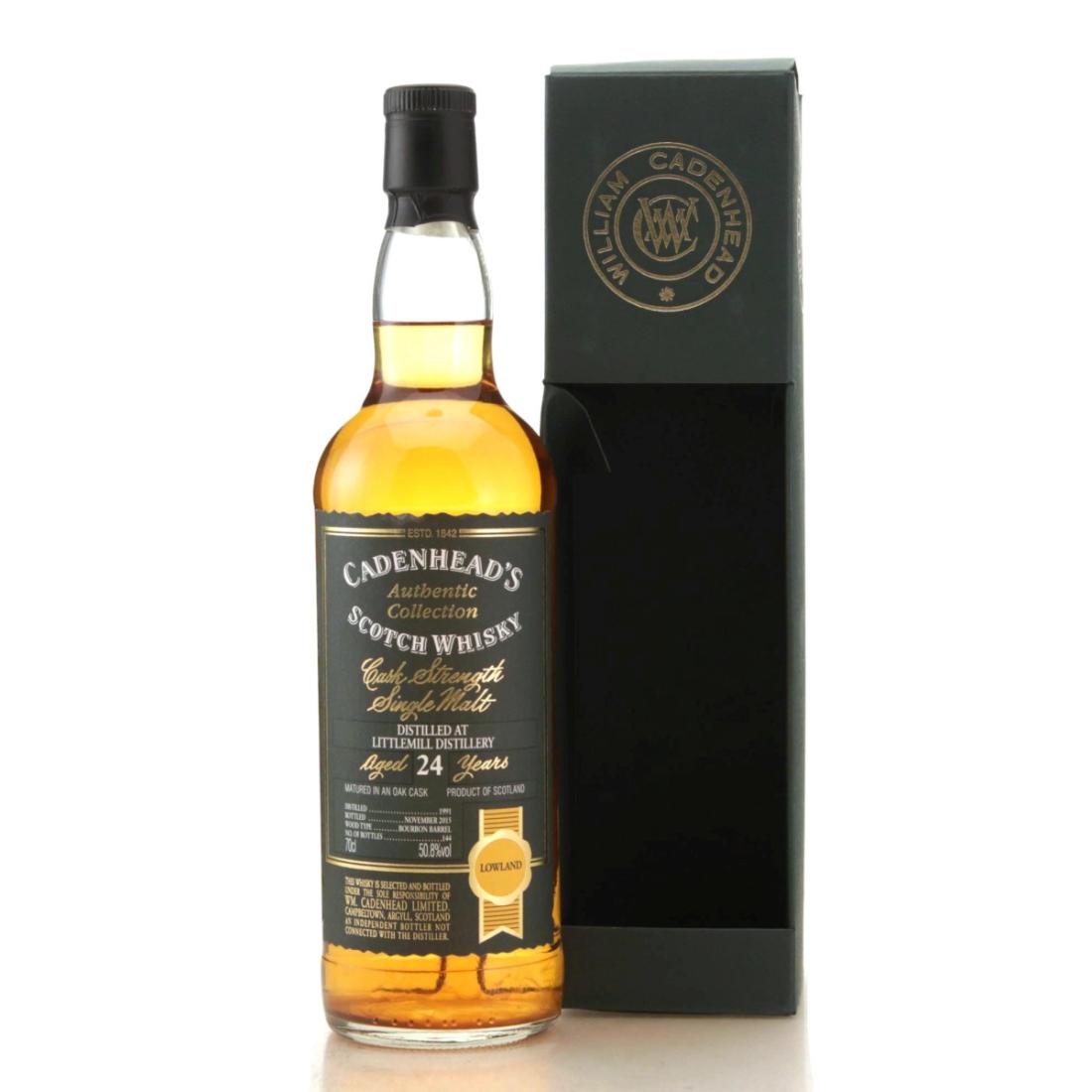 Littlemill 1991 Cadenheads Authentic Collection 24 Year Old