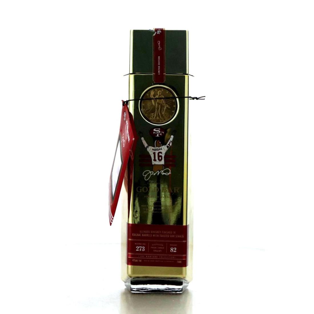 Gold Bar Joe Montana Collection Blend 273 3 Year Old, Red Wine & Cognac Cask, 41% whisky bottle