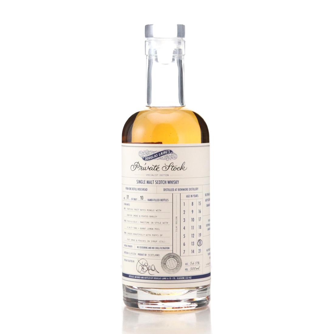 Bunnahabhain 12 Year Old Hand Filled 2019 20cl / PX Butt Whisky
