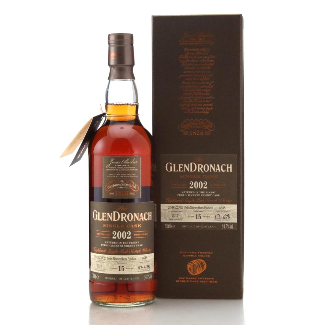 Glendronach 2002 Single Cask 15 Year Old