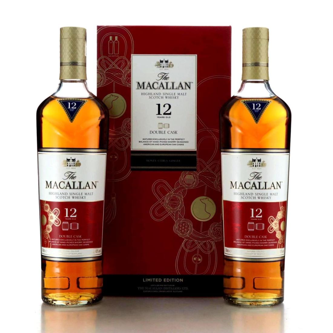 Image for Macallan 12 Year Old Double Cask - Year of the Rat Twin Pack