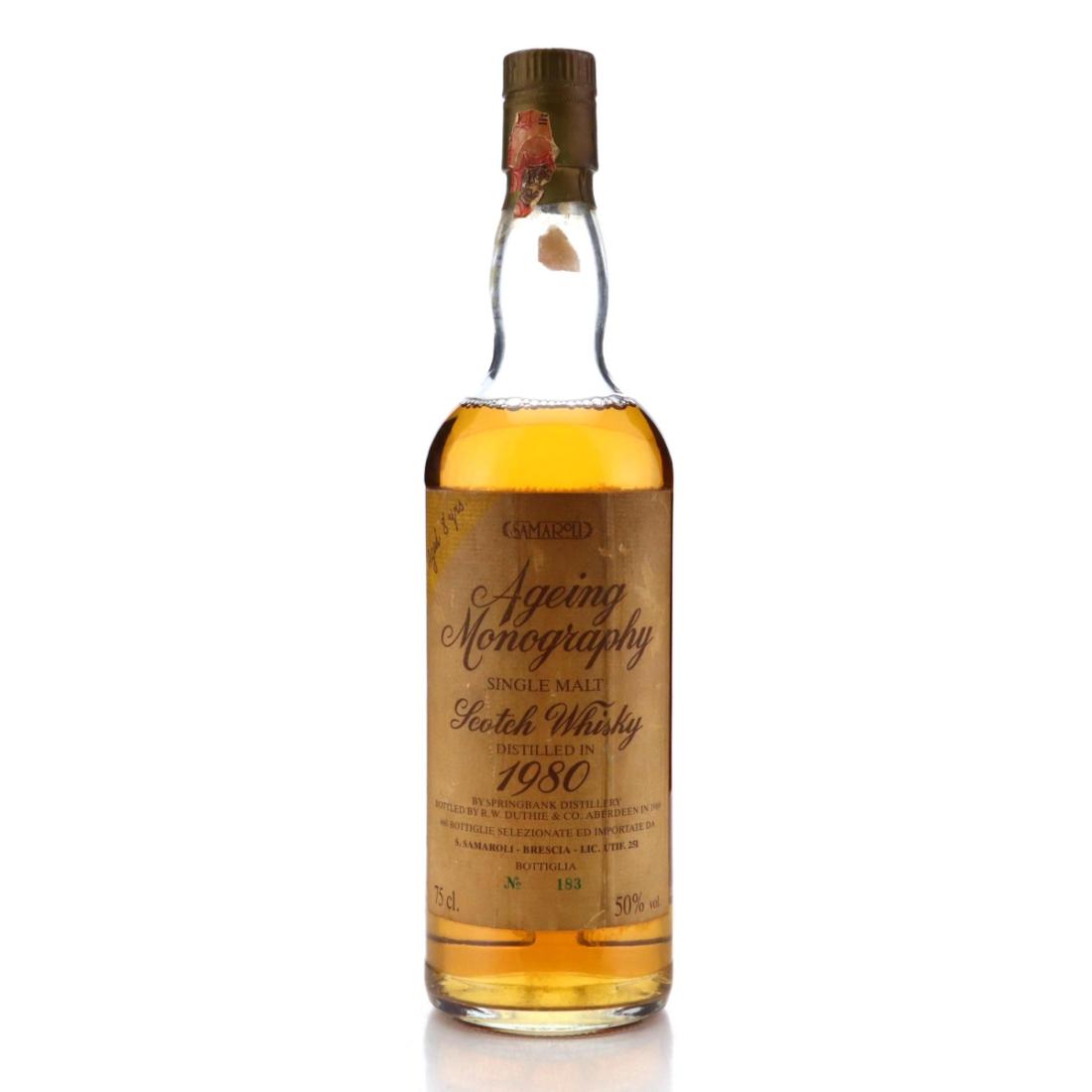 Springbank 1980 Ageing Monography 8