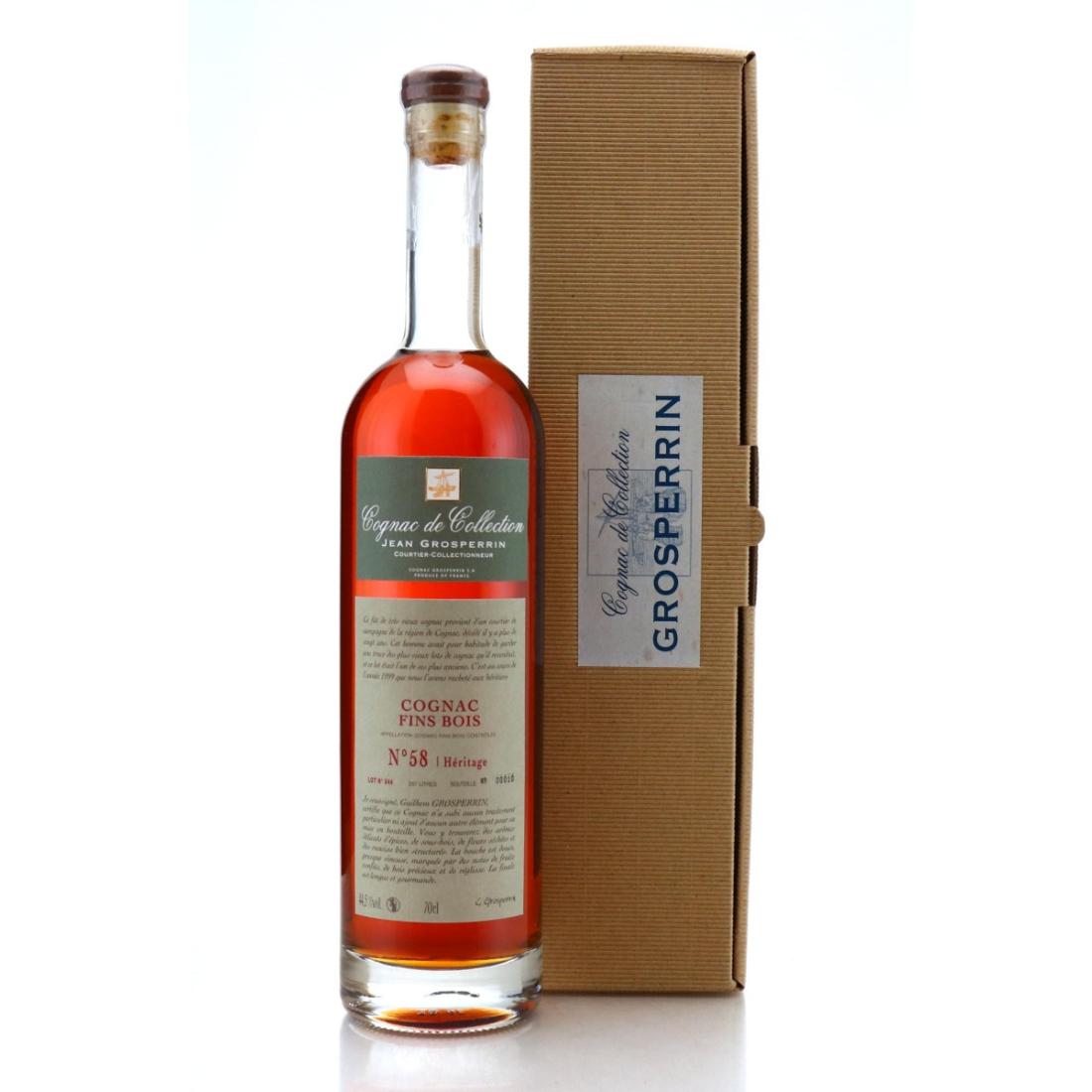 Jean Grosperrin No58 Cognac Fins Bois Hritage Lot No844